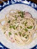 Macarron con crema de leche