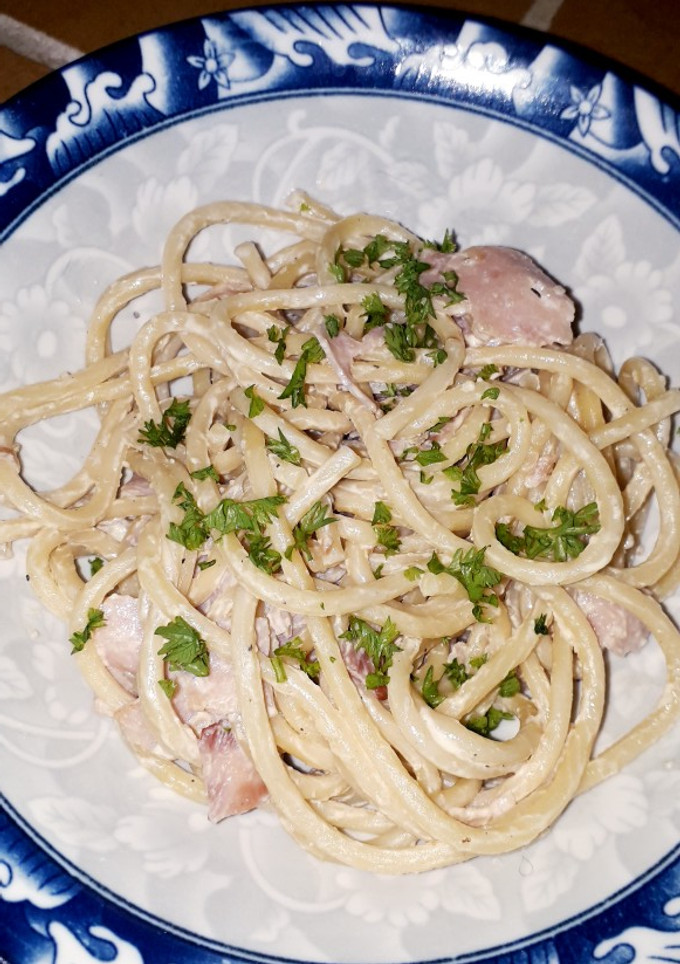 Una foto de Macarron con crema de leche