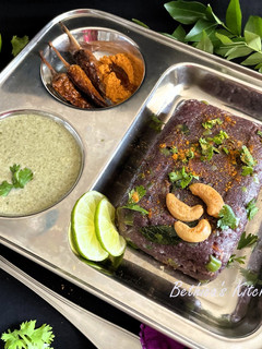 A picture of Black Rice Vegetable Upma.