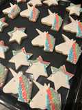 Galletas decoradas con fondant y glasé