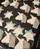 Galletas decoradas con fondant y glasé