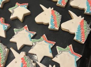 Una foto de Galletas decoradas con fondant y glasé