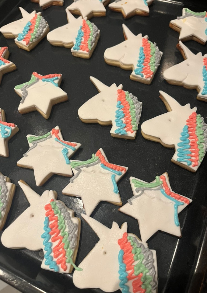 Una foto de Galletas decoradas con fondant y glasé