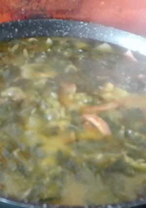 Una foto de Acelgas con arroz