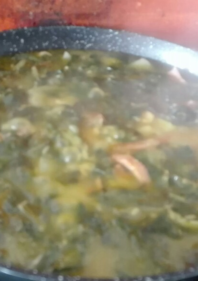 Una foto de Acelgas con arroz