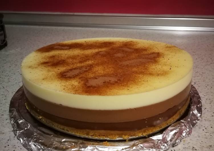 Tarta 3 chocolates