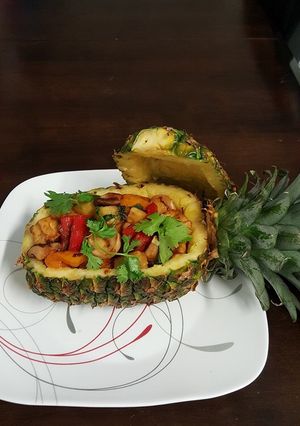Hình của món Rau cải xào chay.
