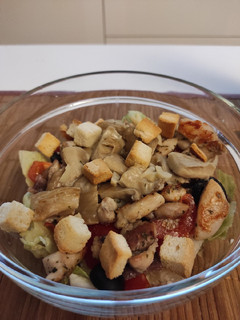 Una foto de Ensalada césar light