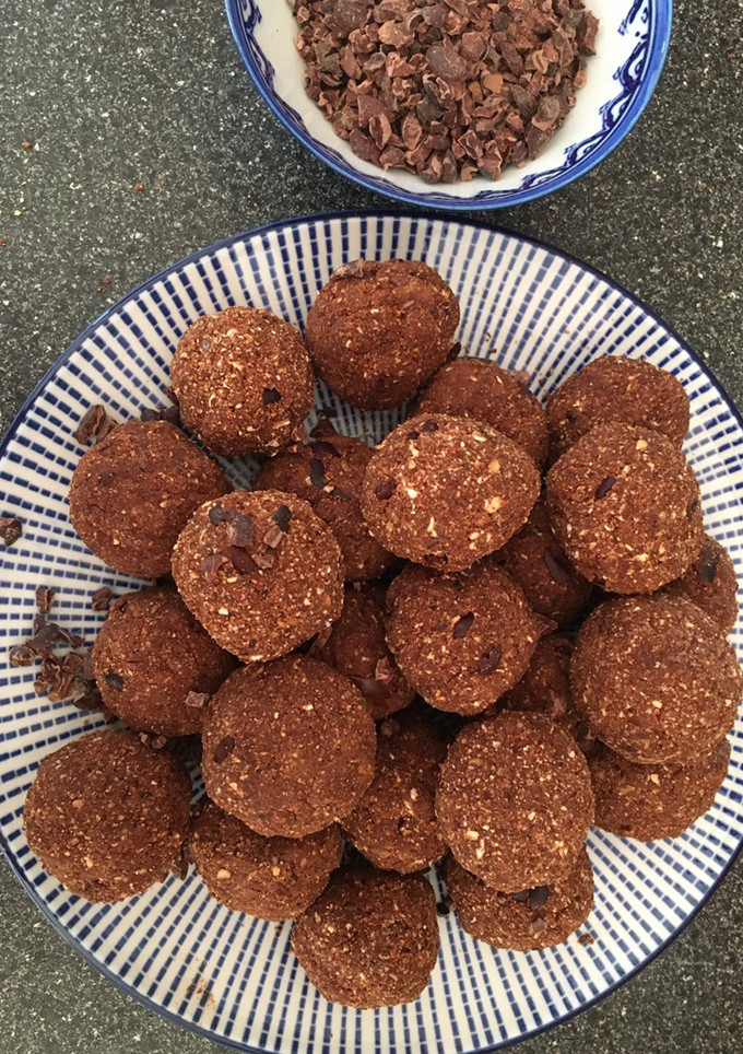 A picture of Cocoa Bliss Balls.