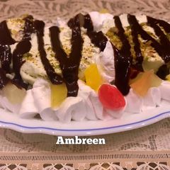 3 Color Ice Cream cocktail dessert Recipe A picture of 3 Color Ice Cream cocktail dessert Recipe.