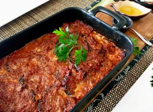 Foto resep Terong Panggang Mozzarella