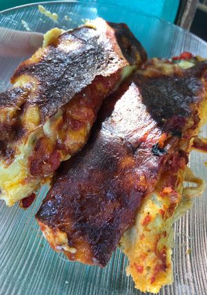 Una foto de Canelones de verdura
