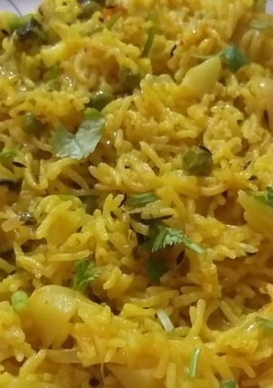 A picture of Rice pulav.