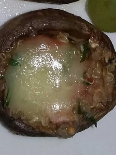 Una foto de Champiñones rellenos