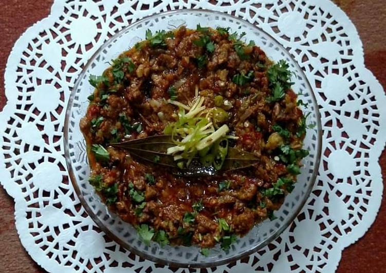 Recipe of Favorite Halla Nakka Dhaba Qeema