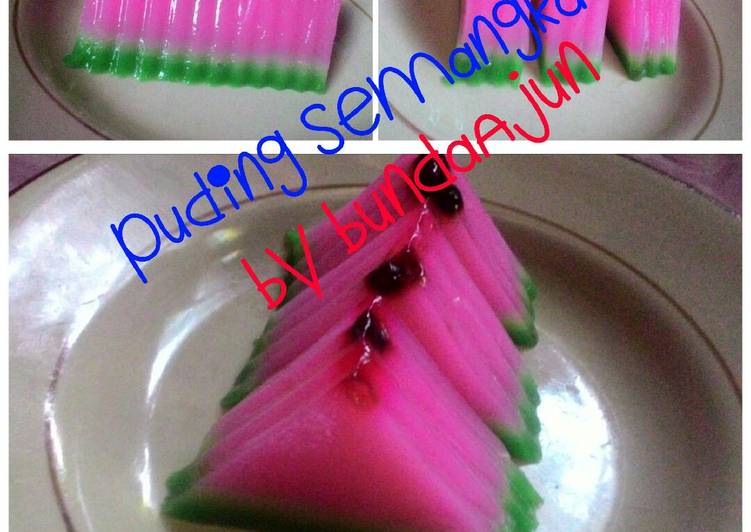 Resep Puding semangka yang Bisa Manjain Lidah