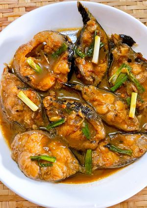 Hình của món Cá trê kho mắm nêm.