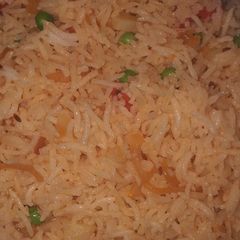 A picture of Vegetable Peas Tomato Pulao.