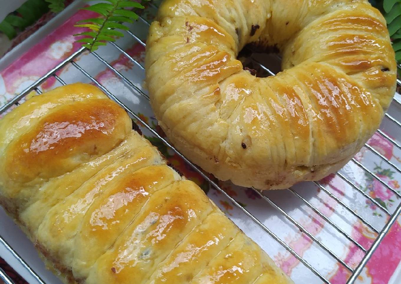 Wool roll bread kentang dan roti sisir kentang