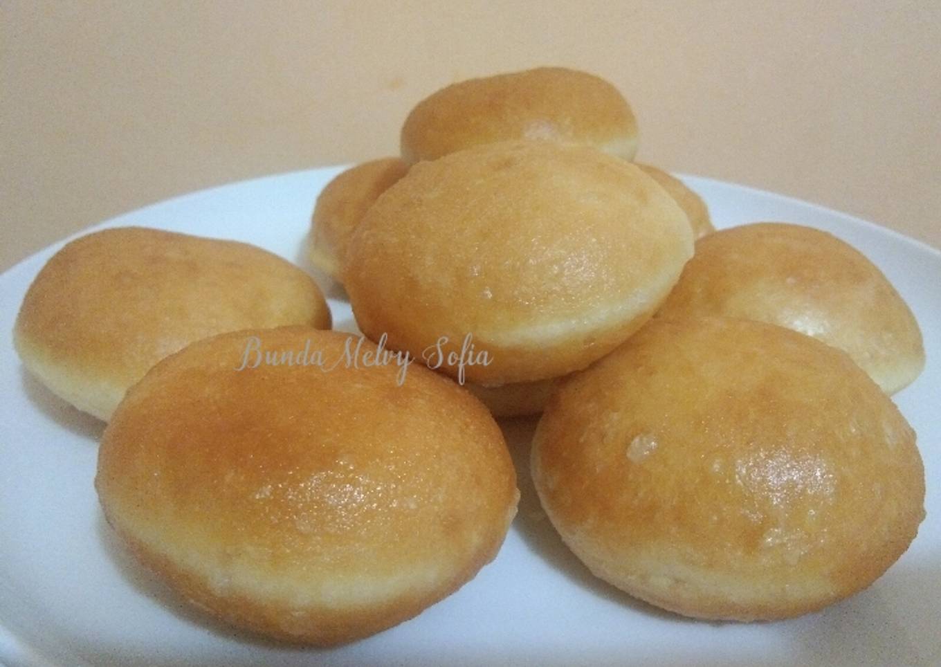 Donat mini eggless 1x proofing