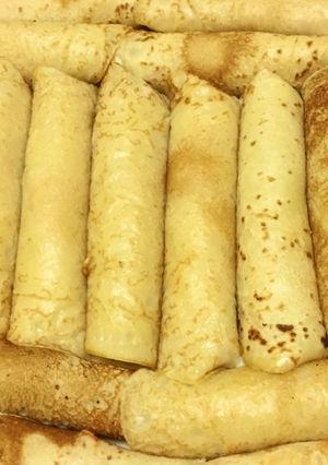 صورة لوصفة كريب الدجاج بالبشاميل على طريقتي