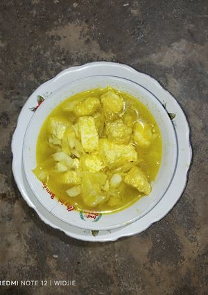 Foto resep Kuah Kuning Putih Telur Kubis