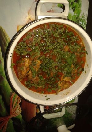 A picture of Coconut Chicken Curry.