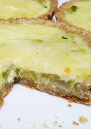 Una foto de Tarta de zapallitos y queso