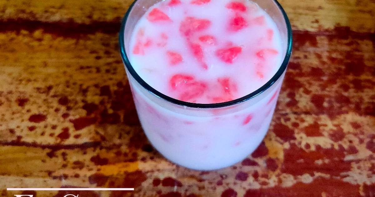 Resep Es Susu Semangka Oleh Alinett Cooknfood Cookpad