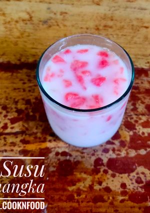 Foto resep Es Susu Semangka