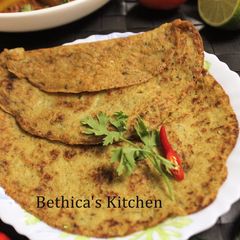 A picture of Tadke Wali Oats Poha Cheela.