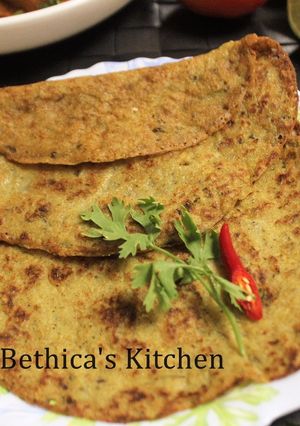 A picture of Tadke Wali Oats Poha Cheela.