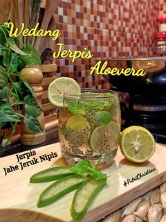 Foto resep Wedang Jahe jeruk nipis Aloevera
