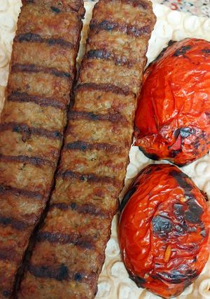 عکسی از دستور کباب کوبیده