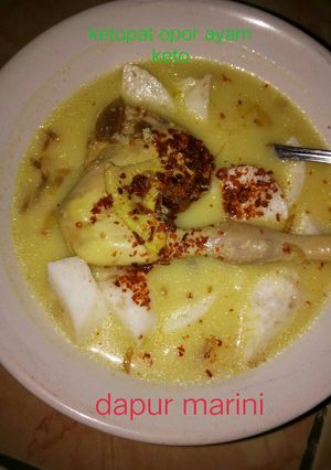 Foto resep Ketupat opor ayam keto