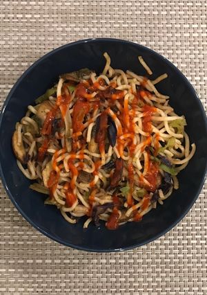 A picture of Lazy stir fry.