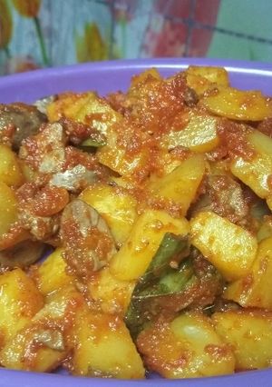 Foto resep Sambal goreng kentang ati