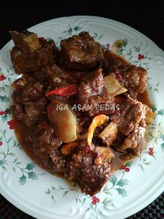 Foto resep Iga Sapi Asam Pedas