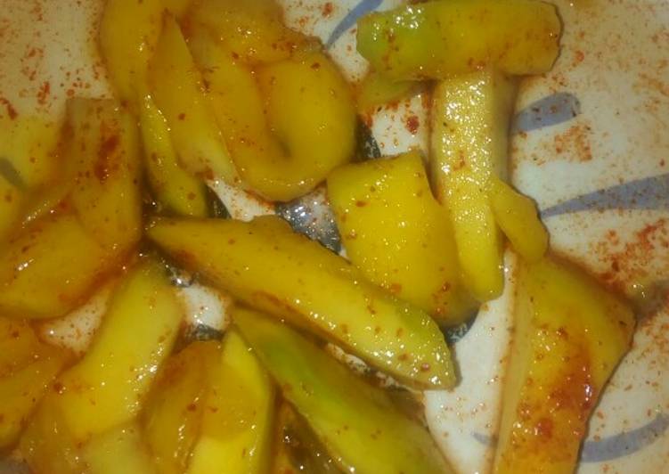 Steps to Make Speedy Spicy mango
