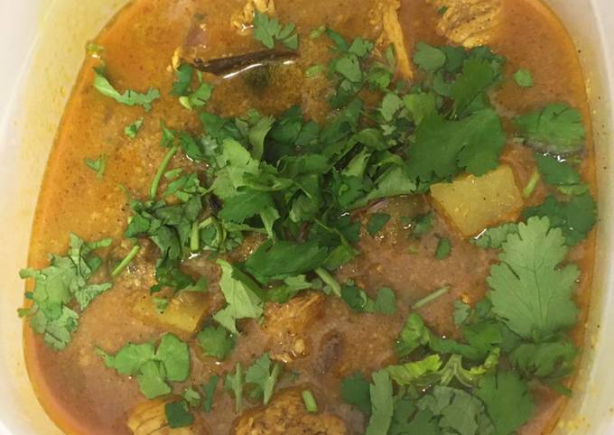 Recipe of Delicious Indian Chicken Curry  #mycookbook