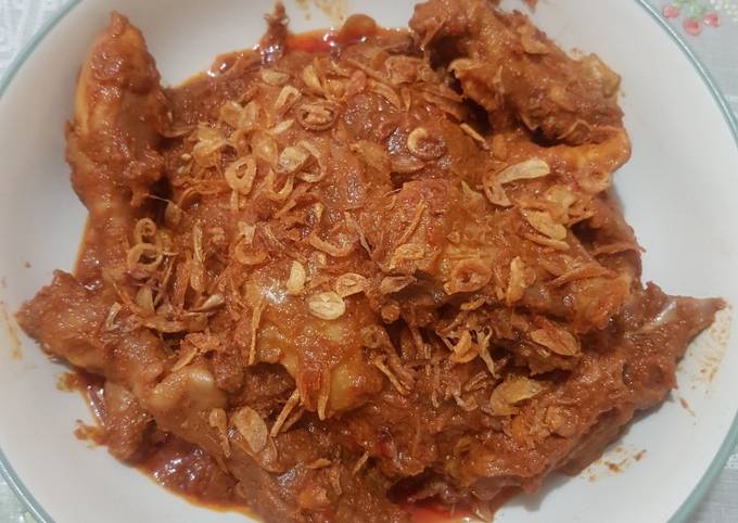 Rendang ayam kampung