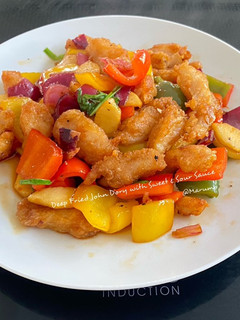 A picture of Deep Fried John Dory with Sweet & Sour Sauce.
