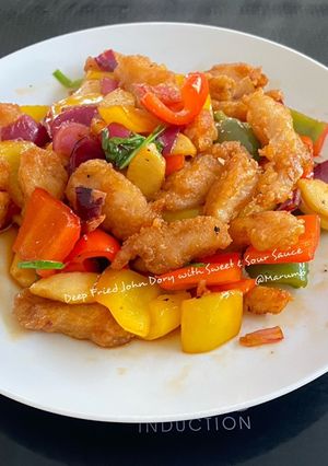 A picture of Deep Fried John Dory with Sweet & Sour Sauce.