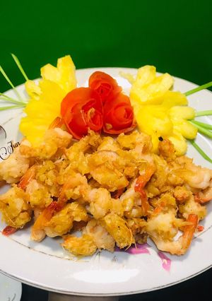 Hình của món Tôm sốt bơ tỏi🦐🦐.