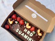 Gambar brownies fudgy oven tangkring