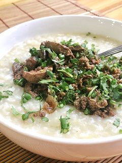 Hình của món Cháo bồ câu.