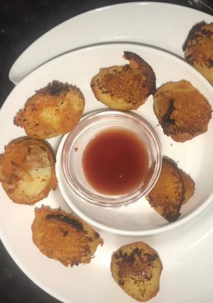 A picture of Grilled potatoes.