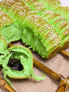 Foto resep Wool Roll Bread Pandan