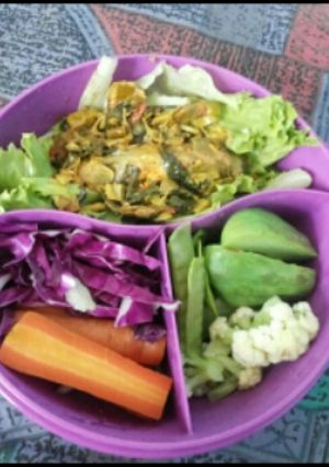 Foto resep Diet Mayo Hari 4 Ikan Dori/Patin Bumbu Kuning Kering Tanpa Santan