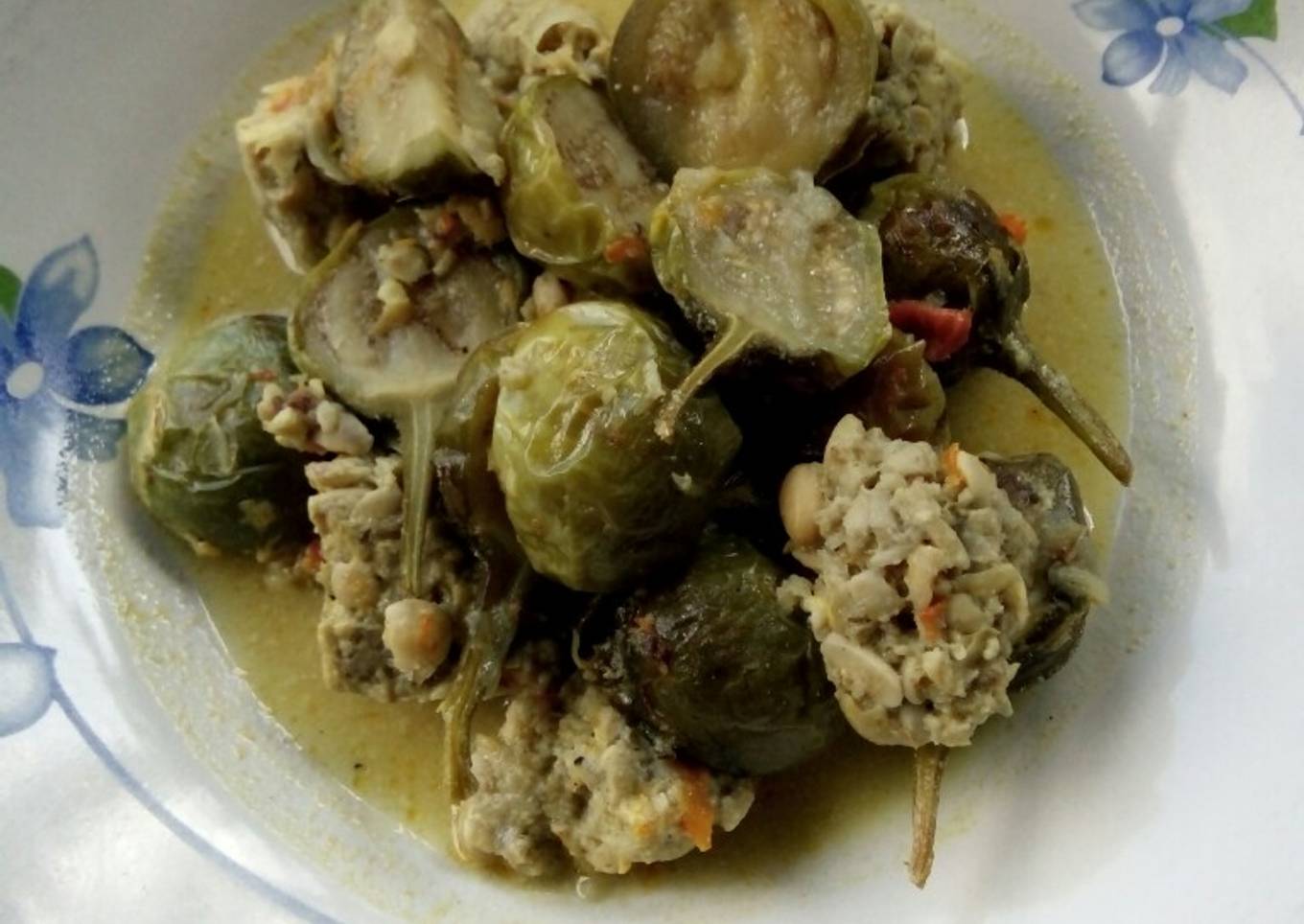 Sayur Lodeh Terong Bulat & Tempe